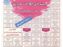 نمونه آزمونهای تضمینی و برگزار شده استخدامی سیستم های اطلاعات مدیریت (محمدعلی عزیزی)