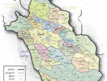 نقشه استان فارس و شهرشیراز کد364
