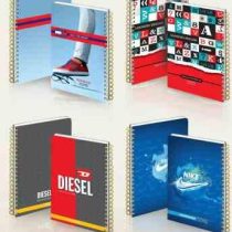 دفتر جهان نما 100 برگ (فنری/سخت) 224