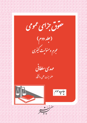 حقوق جزای عمومی (جلد دوم) مجرم و مسئولیت کیفری (مهدی سلطانی)
