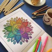 رنگ آمیزی بزرگسالان (کسب آرامش و غلبه بر استرس با رنگ آمیزی)