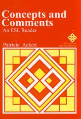 concepts and comments an esl readerکانسپت اند کامنتس (قدیمی) (patricia ackert . پاتریسیا آکرت)