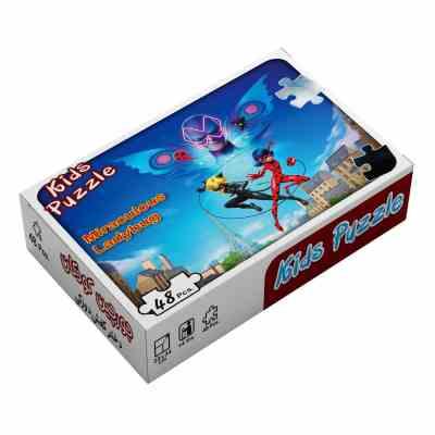 پازل/جورچین 48 تکه 4 سال به بالا سایز 22×32 برف : دختر کفش دوزکی