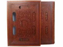 کلیات سعدی (وزیری . چرم . قاب کشویی . پیام عدالت)