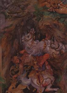 شاهنامه فردوسی (رحلی.قابدار.آوردگاه هنر و اندیشه)