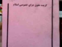 جزوه درسی : گزیده حقوق جزای خصوصی اسلام