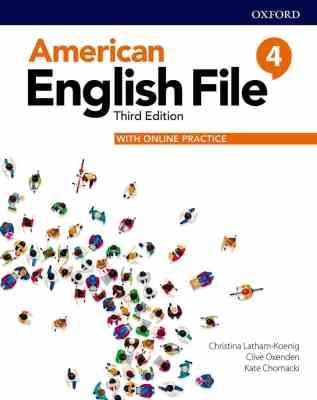 امریکن اینگلیش فایل 4 American English File (ویرایش سوم)(کتاب کار سی دی)