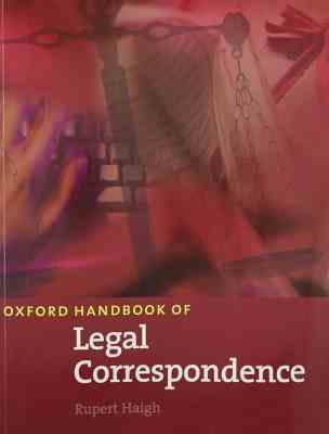 نامه نگاری حقوقی لگال کورسپاندنس oxford handbook of legal correspondence
