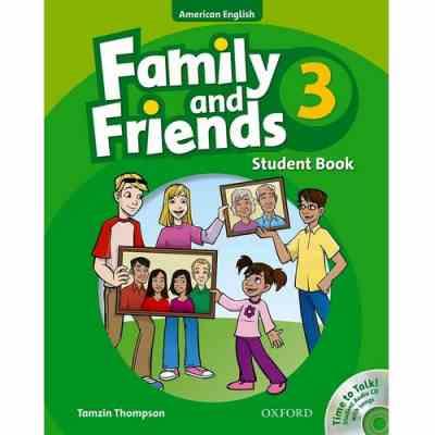 American Family and Friends 3 امریکن فمیلی اند فرندز (کتاب کار سی دی) (ویرایش2)