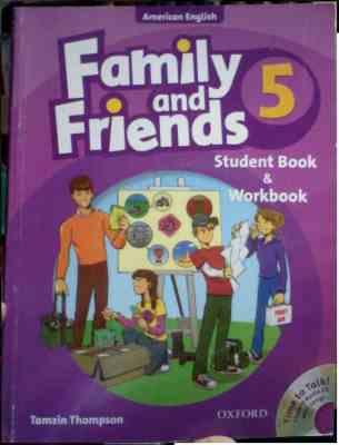 Family and Friends 5 امریکن اینگلیش فمیلی اند فرندز 5 (کتاب کار سی دی)
