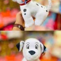 عروسک سگ خال خالی