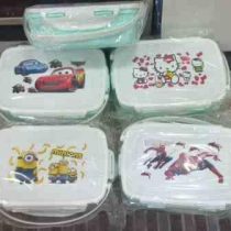 ظرف غذا یک طبقه 4 قفله سرمد پلاست