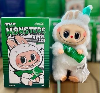 عروسک اورجینال لبوبو نوشابه اسپریت سبز LABUBU the monsters sprite