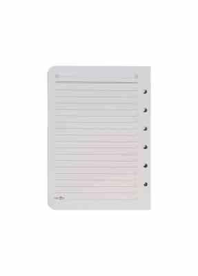 یدک کلاسور یادداشت چاپ 2 رنگ جهان نما سایز 14.5×11 سانت 6 سوراخ