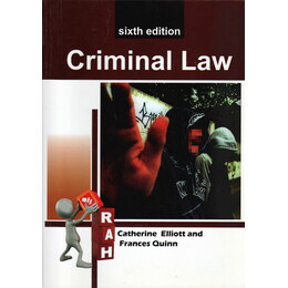 کتاب راه : کریمینال لاو criminal law (ادیشن6) (کاترین الیوت . فرانسس کویین)