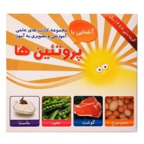 مجموعه کارت های علمی آموزشی و تصویری به آموز آشنایی با پروتئین ها