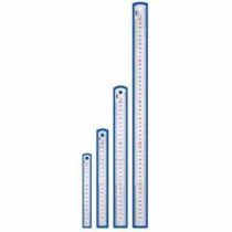 خط کش فلزی استیل 30 سانت ظخیم صنعتی
