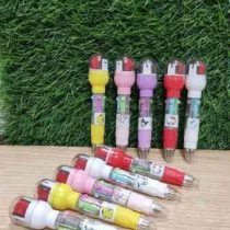 خودکار 4 رنگ فشاری مینی QM - 881 مهر دار