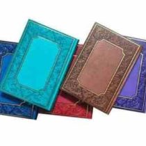 سالنامه 1405 قطع وزیری 24×17 سانت جمعه جدا طلاکوب طرح قاب بوته