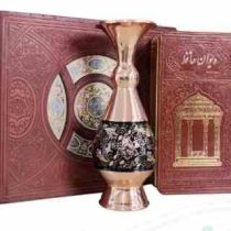 حافظ پالتویی چرم با گلدان الماس تراش (پیام مهر عدالت.125523)