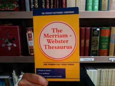 THE MERRIAM WEBSTER THESAURUS
