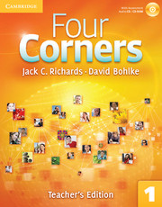 تیچر بوک فور کورنر 1 four corners level 1 teachers edition