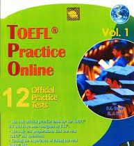 تافل پرکتیس آنلاین 12 آفیسال پرکتیس تست toefl oractice online 12 official practice tests vol.1