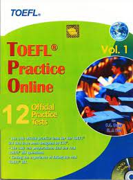 تافل پرکتیس آنلاین 12 آفیسال پرکتیس تست toefl oractice online 12 official practice tests vol.1