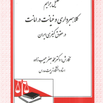 تحلیل جرایم کلاهبرداری و خیانت در امانت در حقوق کیفری ایران (محمد جعفر حبیب زاده)