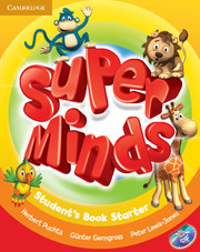 Super Minds Starter (Students Book with DVD-ROM work book) سوپر مایندز