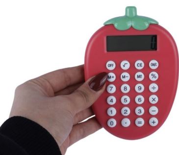 ماشین حساب فانتزی توت فرنگی