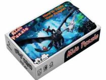 پازل/جورچین 48 تکه 4 سال به بالا سایز 22×32 برف : مربی اژدها