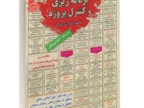 نمونه آزمونهای مستند و پرتکرار برگزار شده استخدامی برنامه ریزی و کنترل پروژه(آرش اپرناک)