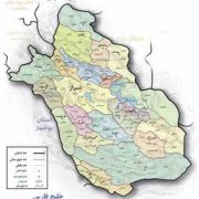 نقشه استان فارس و شهرشیراز کد364