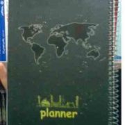 دفتر پلنر سرو سایز 20×14 سانت فنری جلد شومیز کد 107